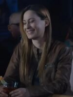 Laura Shoresy S02 Brown Leather Jacket