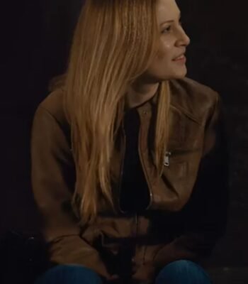 Laura Shoresy S02 Brown Leather Jacket