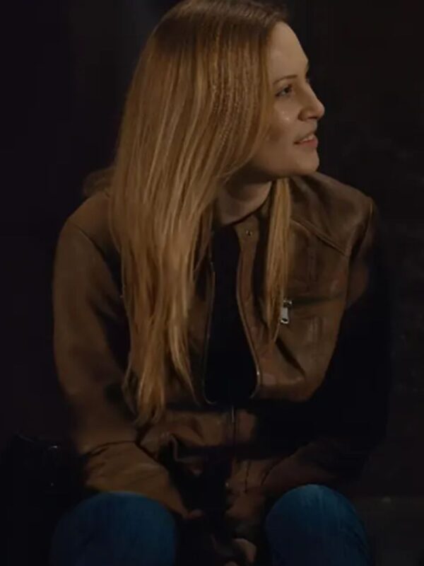 Laura Shoresy S02 Brown Leather Jacket