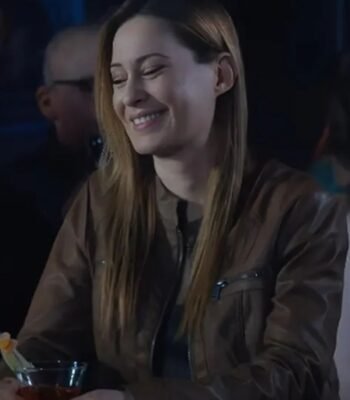 Laura Shoresy S02 Brown Leather Jacket