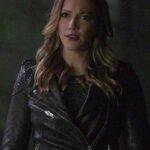Laurel Lance Arrow Black Leather Jacket