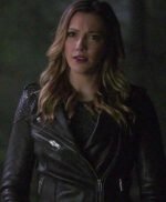 Laurel Lance Arrow Black Leather Jacket