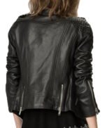 Laurel Lance Arrow Black Leather Jacket