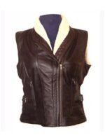 Laurie Holden The Walking Dead Leather Vest