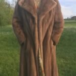 Laurie Vintage Mink Fur Light Bown Coat