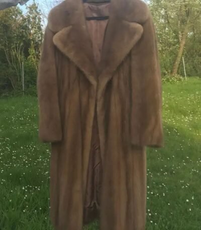 Laurie Vintage Mink Fur Light Bown Coat