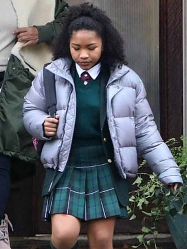 Laya DeLeon Hayes The Equalizer 2021 Puffer Jacket