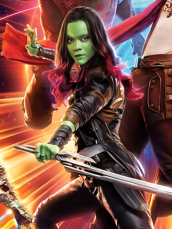 Leather Coat Gamora Guardians Of The Galaxy Vol 2