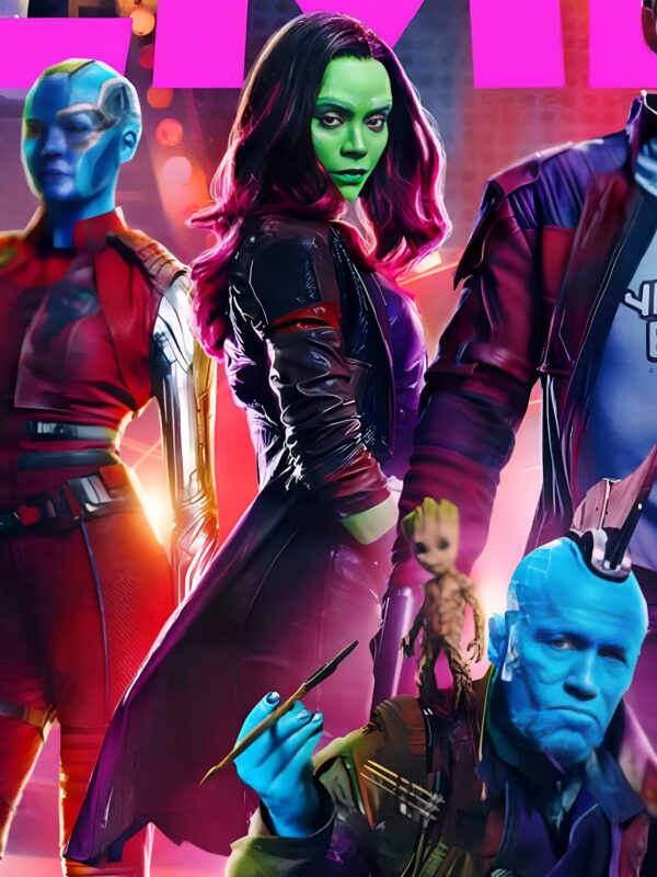 Leather Coat Gamora Guardians Of The Galaxy Vol 2