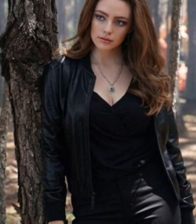 Legacies Danielle Rose Russell Black Leather Jacket