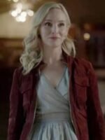 Legacies S04 Candice King Brown Suede Jacket