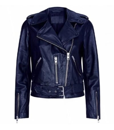 Legacies S04 Danielle Rose Russell Biker Blue Jacket