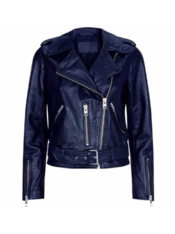 Legacies S04 Danielle Rose Russell Biker Blue Jacket