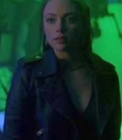 Legacies S04 Danielle Rose Russell Biker Blue Jacket