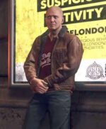 Legion Ian Robshaw Watch Dogs Brown Leather Jacket