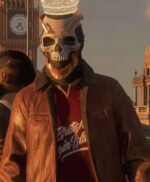 Legion Ian Robshaw Watch Dogs Brown Leather Jacket