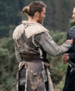 Leif Eriksson Vikings Valhalla Grey Suede Coat