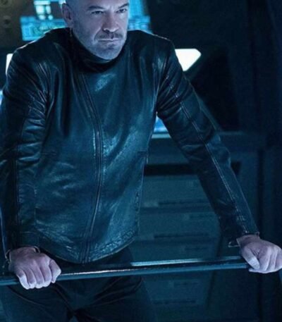 Leland Star Trek Discovery Black Real Leather Jacket