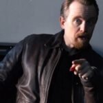 Leslie Peterson Good Girls Leather Brown Jacket