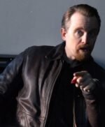 Leslie Peterson Good Girls Leather Brown Jacket