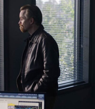 Leslie Peterson Good Girls Leather Brown Jacket