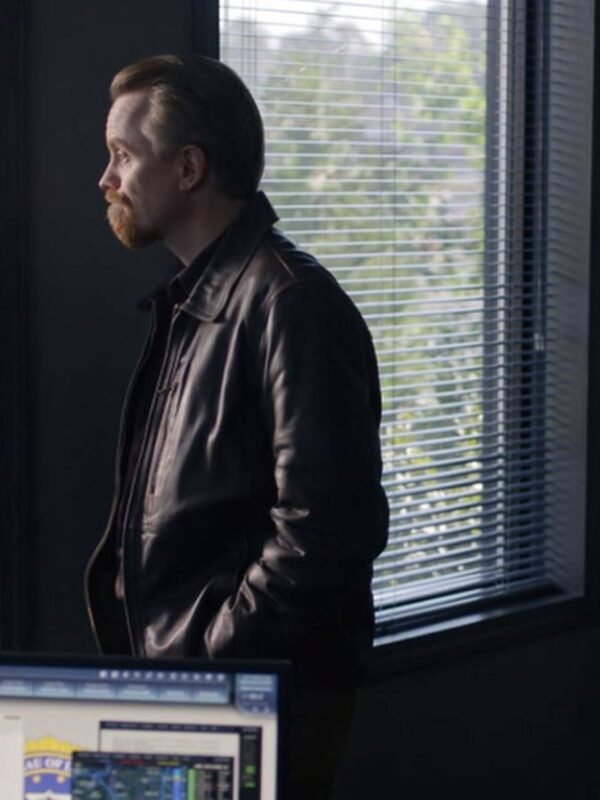 Leslie Peterson Good Girls Leather Brown Jacket