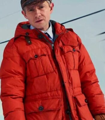 Lester Nygaard Fargo Orange Parachute Jacket