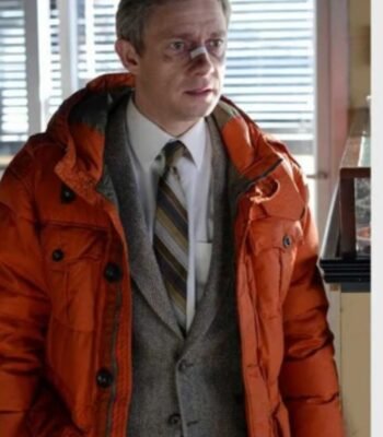 Lester Nygaard Fargo Orange Parachute Jacket