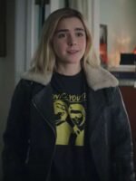 Let It Snow Kiernan Shipka Biker Jacket