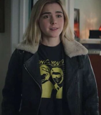 Let It Snow Kiernan Shipka Biker Jacket