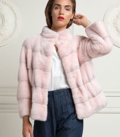 Leticia Mink Fur Pink Jacket