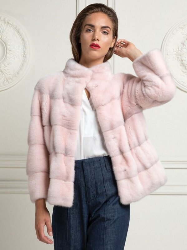 Leticia Mink Fur Pink Jacket