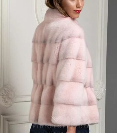 Leticia Mink Fur Pink Jacket