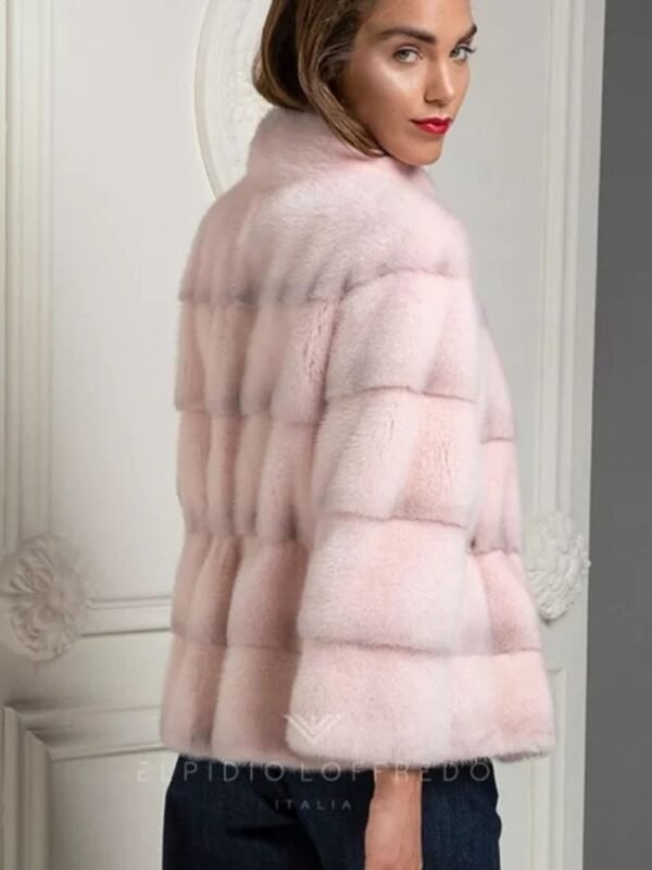 Leticia Mink Fur Pink Jacket