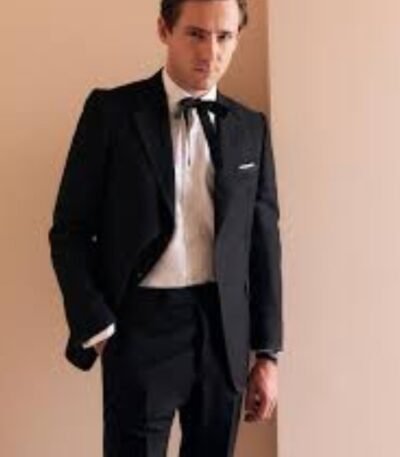 Lewis Pullman Royal Premiere Top Gun Dinner Tuxedo Prom Suit