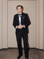 Lewis Pullman Royal Premiere Top Gun Dinner Tuxedo Prom Suit