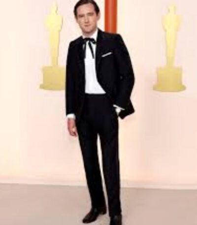 Lewis Pullman Royal Premiere Top Gun Dinner Tuxedo Prom Suit