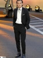 Lewis Pullman Royal Premiere Top Gun Dinner Tuxedo Prom Suit