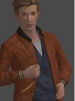 Life Is Strange True Colors Nathan Prescott Brown Bomber Jacket
