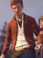 Life Is Strange True Colors Nathan Prescott Brown Bomber Jacket