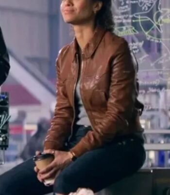 Lift 2024 Gugu Mbatha Raw Brown Jacket