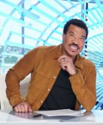 Lionel Richie American Idol Brown Leather Jacket