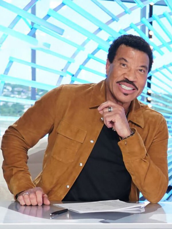 Lionel Richie American Idol Brown Leather Jacket