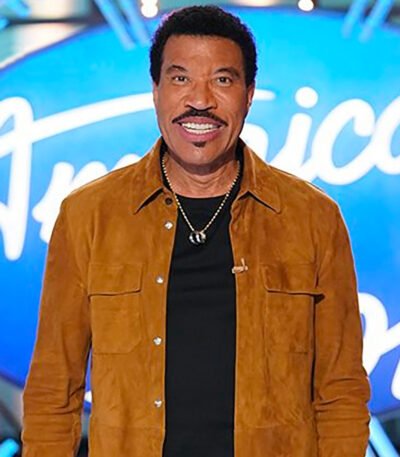 Lionel Richie American Idol Brown Leather Jacket