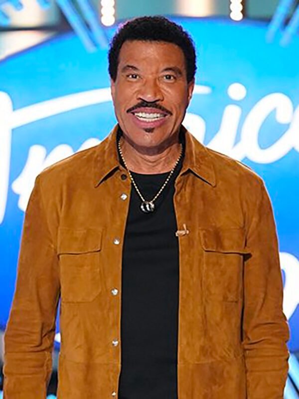 Lionel Richie American Idol Brown Leather Jacket