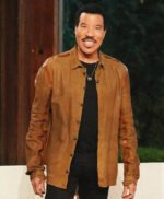 Lionel Richie American Idol Brown Suede Shacket