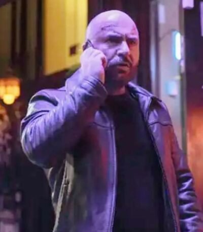 Lior Raz Hit and Run Segev Azulay Black Leather Jacket