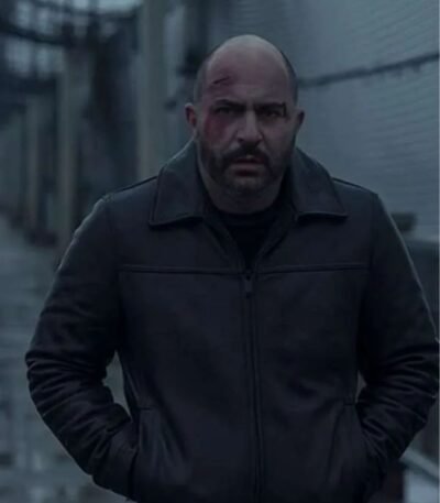 Lior Raz Hit and Run Segev Azulay Black Leather Jacket