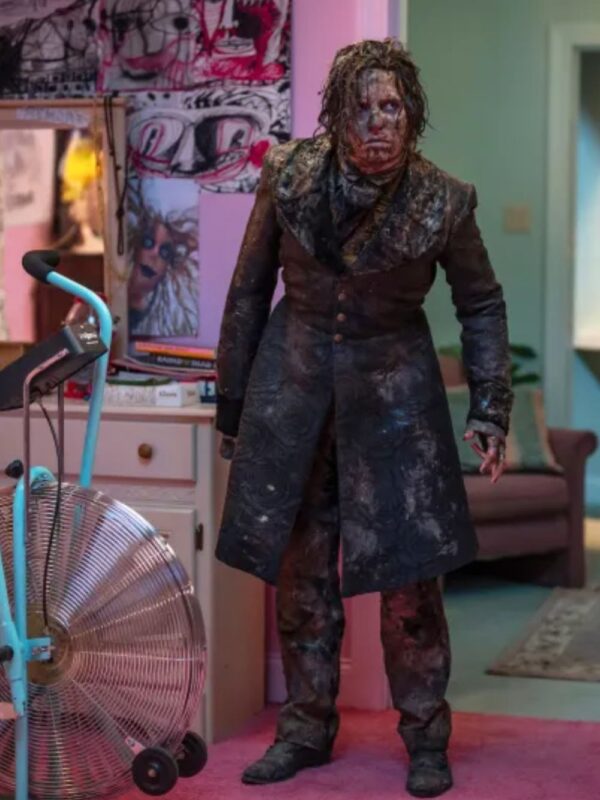 Lisa Frankenstein 2024 Movie Cole Sprouse Black Coat
