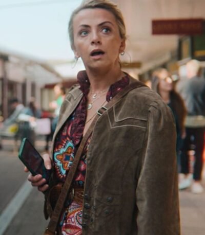 Lisa McGrillis Sex Education S04 Suede Jacket
